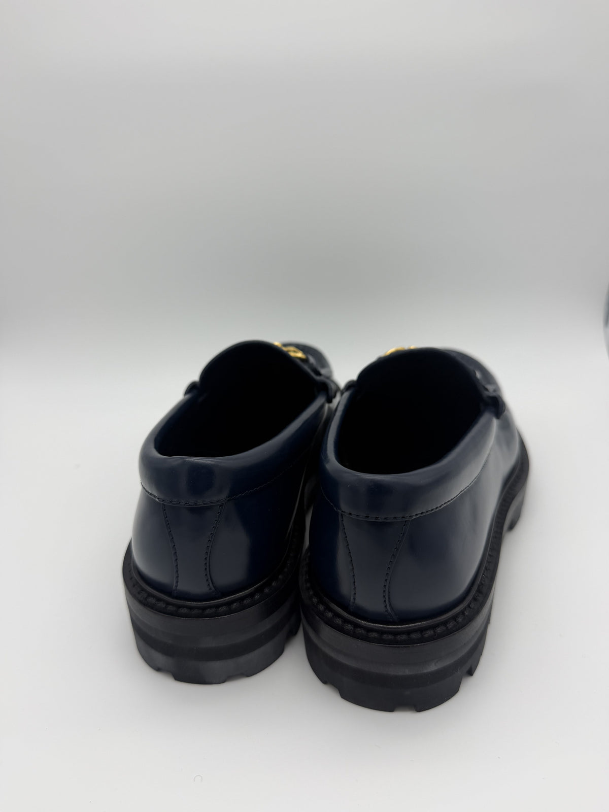 Rear view of both loafers